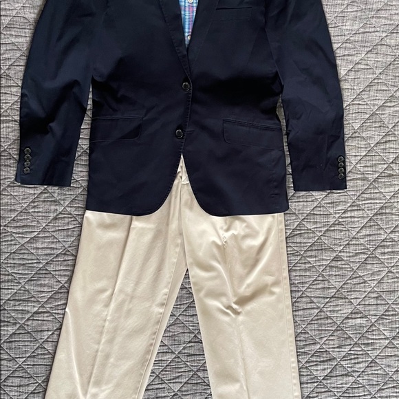 INC Men's Slim-Fit Stretch Navy Solid Suit Jacket - Picture 6 of 6